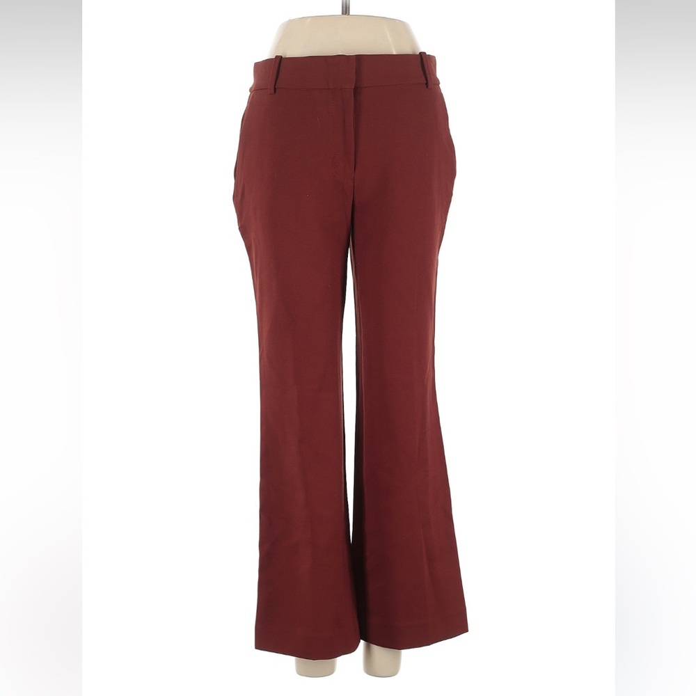 Ann Taylor Maroon Flare Pants